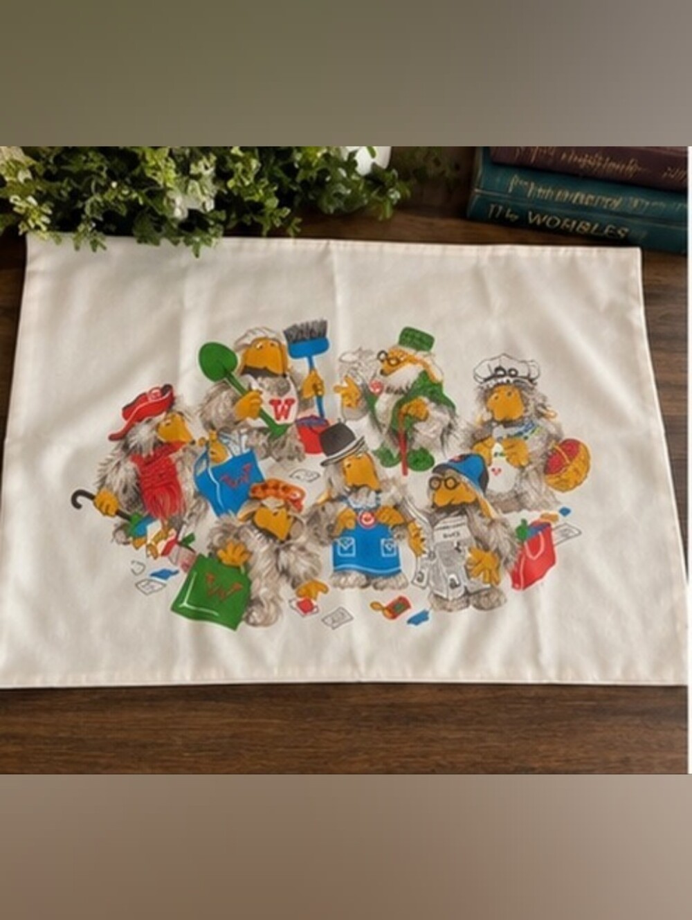 Vintage 1970s St Michael Wombles Pillowcases Set of 2 Made in UK